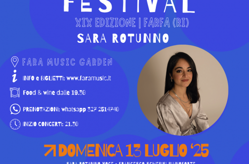 “Inward Songs” – La voce intima di Sara Rotunno nel cuore di Farfa