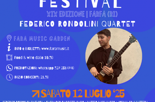 Federico Rondolini Quartet Opening Act