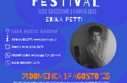 Erika Petti | Aggiornamento Programma