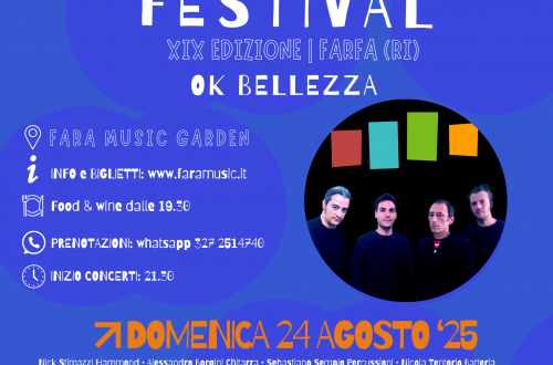 Ok Bellezza chiude l’estate del Fara Music Festival con un’esplosione di groove